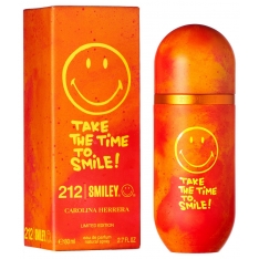 Женская парфюмерная вода Carolina Herrera 212 VIP Smiley