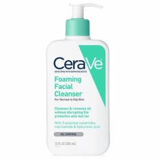 Очищающий гель для умывания CeraVe Foaming Facial Cleanser 355 ml
