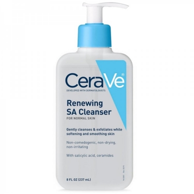Смягчающий гель для умывания CeraVe Renewing Sa Cleanser 237 ml