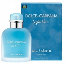 Мужская парфюмерная вода Dolce&Gabbana Light Blue Eau Intense (Евро качество A-Plus Люкс)