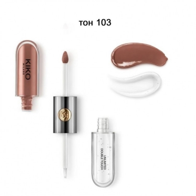 Блеск для губ Kiko Unlimited Double Touch 2 в 1 (4 шт)