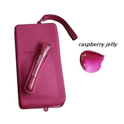 Силиконовая косметичка-органайзер Rhode с блеском для губ