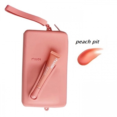 Силиконовая косметичка-органайзер Rhode с блеском для губ