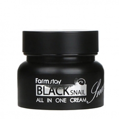 Крем для лица с муцином черной улитки Farm Stay Black Snail All in One Cream Крем для лица с муцином черной улитки Farm Stay Black Snail All in One Cream