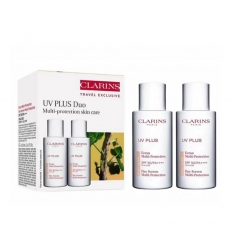 Косметический набор кремов для лица Clarins UV Plus SPF50 Duo Rosy Glow 2 в 1