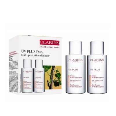 Косметический набор кремов для лица Clarins UV Plus SPF50 Duo Rosy Glow 2 в 1