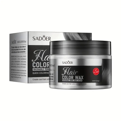 Цветной воск для волос Sadoer Hair Color Wax (Grey)
