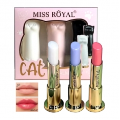 Набор для ухода за губами Miss Royal Cat 3 в 1