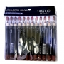 Косметические карандаши для губ Kiko Long Lasting Colour с точилкой 12 шт