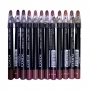 Косметические карандаши для губ Kiko Long Lasting Colour с точилкой 12 шт