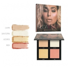Хайлайтер Huda Beauty 3D Highlighter palette (Палитра В)