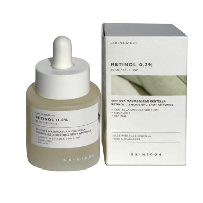 Бустер-сыворотка для лица SKIN1004 Madagascar Centella Retinol 0.2 Boosting Shot Ampoule