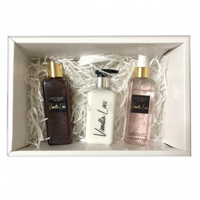 Подарочный набор для тела Victoria's Secret Vanilla Lace 3 в 1