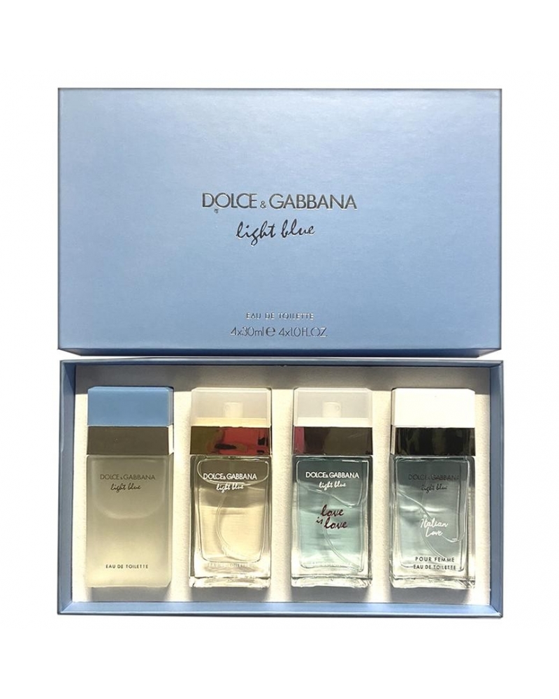 Подарочный набор парфюмерии Dolce&Gabbana Light Blue Pour Femme 4 в 1