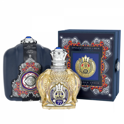 Мужская парфюмерная вода Opulent Shaik No 77 Sapphire (в подарочной упаковке)