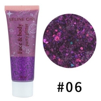 Гель-глиттер Seline Girl Face And Body Glitter Party 06