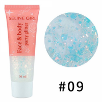Гель-глиттер Seline Girl Face And Body Glitter Party 09