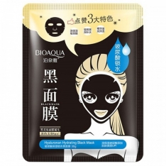 Маска для лица Bioaqua Hyaluronan Hydrating Black Mask