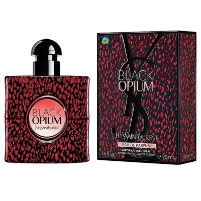 Женская парфюмерная вода Yves Saint Laurent Black Opium Christmas Collector (Евро качество)