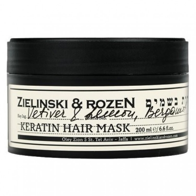 Кератиновая маска для волос Zielinski & Rozen Vetiver & Lemon, Bergamot