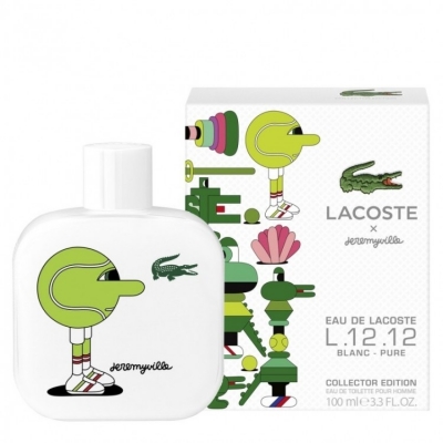 Мужская туалетная вода Lacoste Eau De Lacoste L.12.12 Blanc Pure Collector Edition Pour Homme x Jeremyville