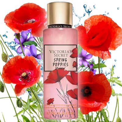 Парфюмированный спрей для тела Victoria's Secret Spring Poppies Shimmer