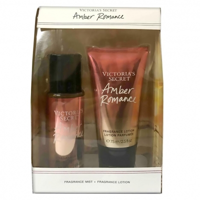 Подарочный набор Victoria's Secret Amber Romance 2 в 1(лосьон и спрей)