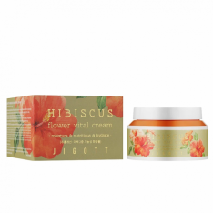 Питающий крем для лица Jigott Hibiscus Flower Vital Cream