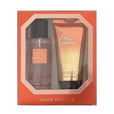 Подарочный набор Victoria's Secret Amber Romance 2 в 1 (лосьон и спрей)