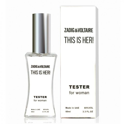 Zadig&Voltaire This is Her TESTER женский 60 ml Duty Free
