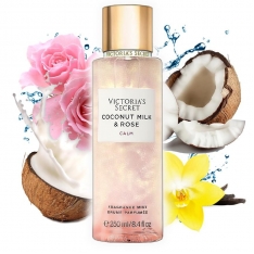Парфюмированный спрей для тела Victoria's Secret Coconut Milk & Rose Calm Shimmer