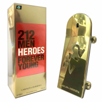 Мужская туалетная вода Carolina Herrera 212 Men Heroes Forever Young Gold (Евро качество)