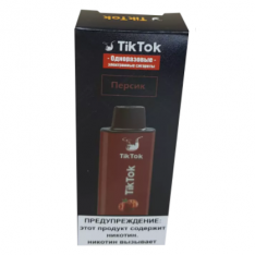 Электронная сигарета Tik-Tok 1500 затяжек (Персик)