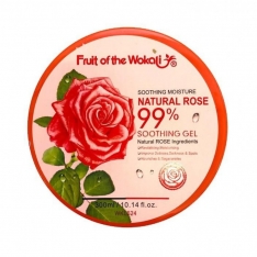 Гель для лица и тела Fruit Of The Wokali Soothing Moisture Natural Rose 99%