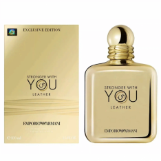 Мужская парфюмерная вода Giorgio Armani Stronger With You Leather (Евро качество)