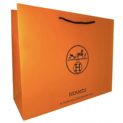 Подарочный пакет 43*34 (Hermes) широкий