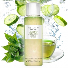 Парфюмированный спрей для тела Victoria's Secret Cucumber & Green Tea Refresh Shimmer